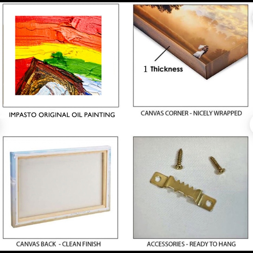 Cow Wall Art Butterflies Painting Original Canvas - Picture 13 of 13